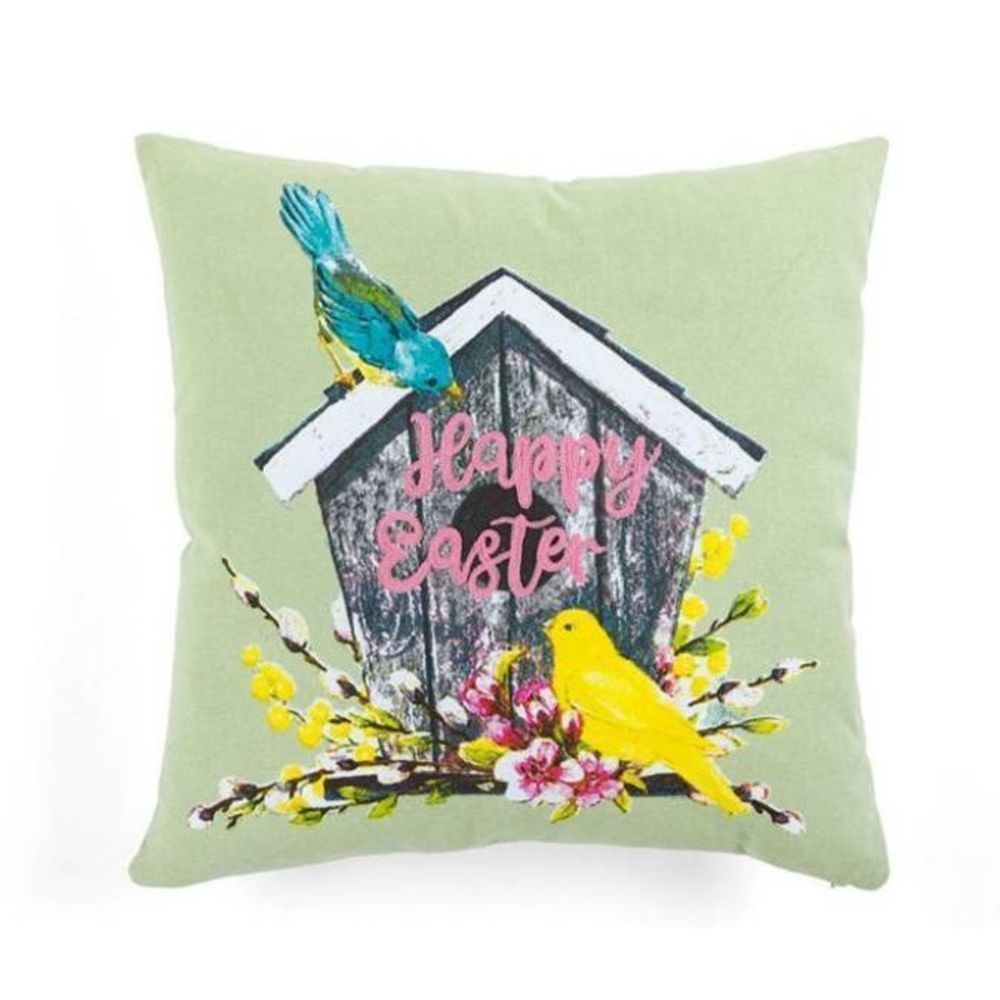 Lush Decor Easter Birds Decorative Pillow, 18" x 18"